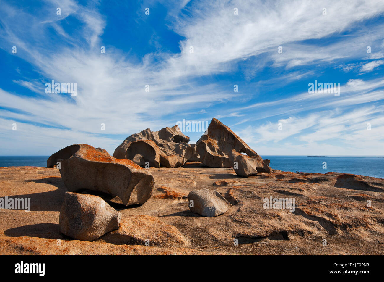 Famoso Remarkable Rocks su Kangaroo Island. Foto Stock