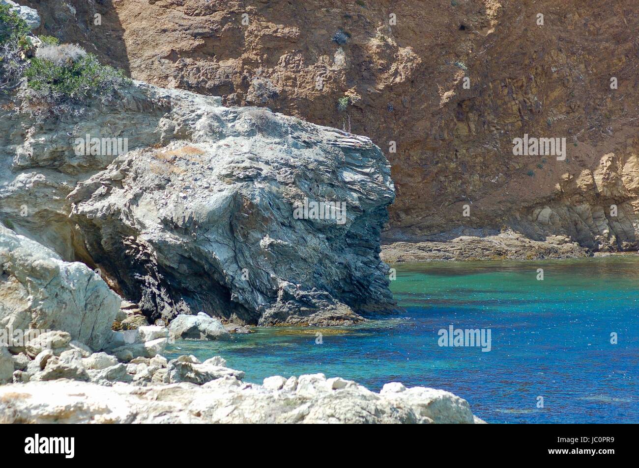 Blu oceano, Isola Catalina, California Foto Stock
