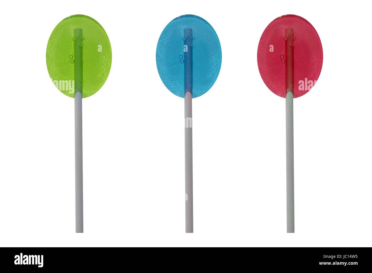 Un'immagine ravvicinata di un pop per lecca-lecca Foto Stock