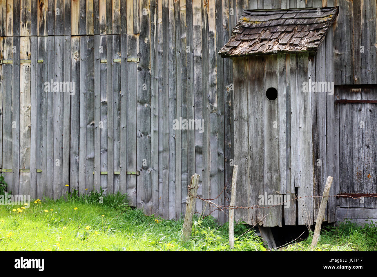 Cantiere servizi igienici Foto Stock