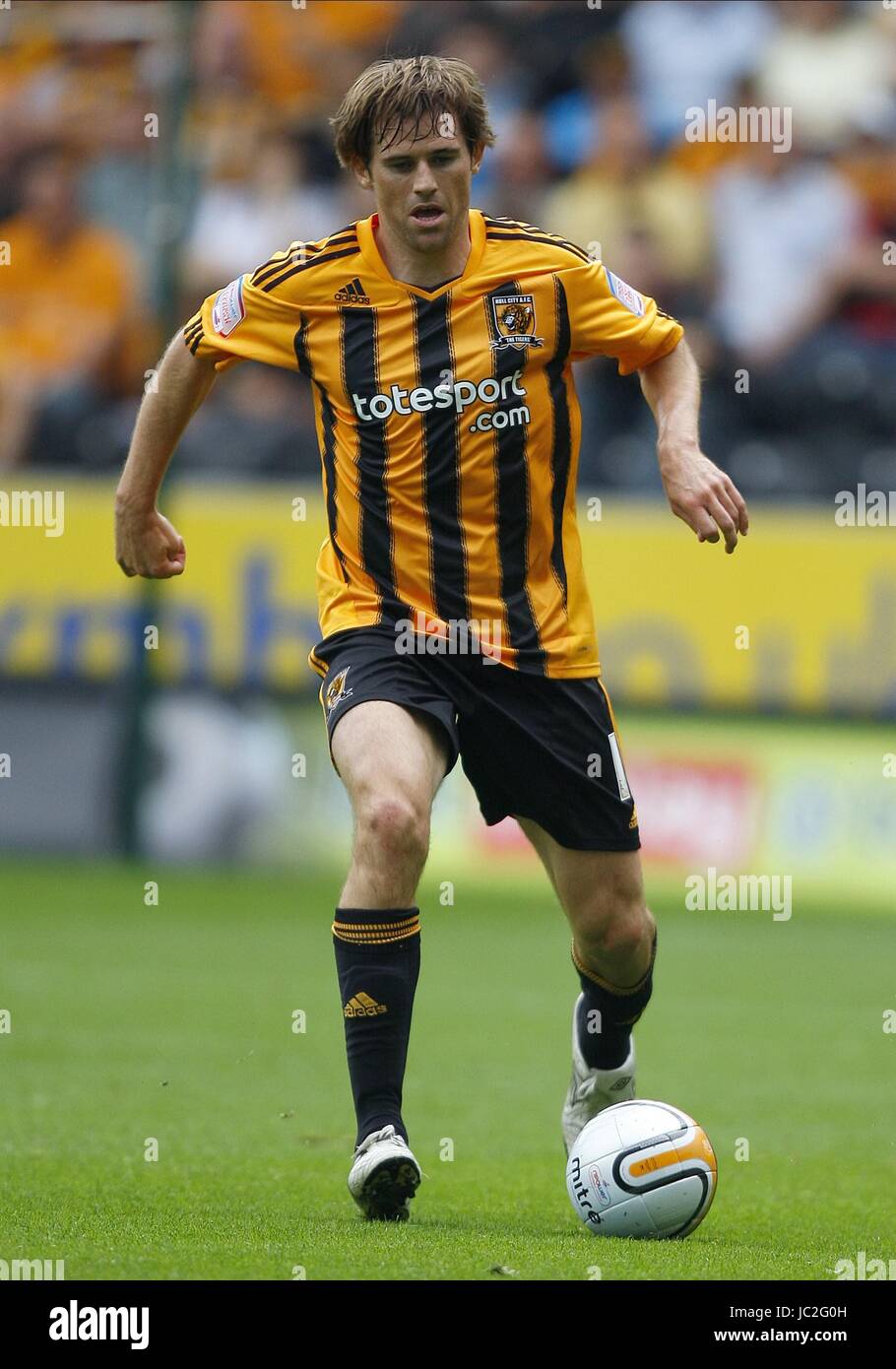 KEVIN KILBANE HULL CITY V SWANSEA CITY KC Stadium Hull Inghilterra 07 Agosto 2010 Foto Stock