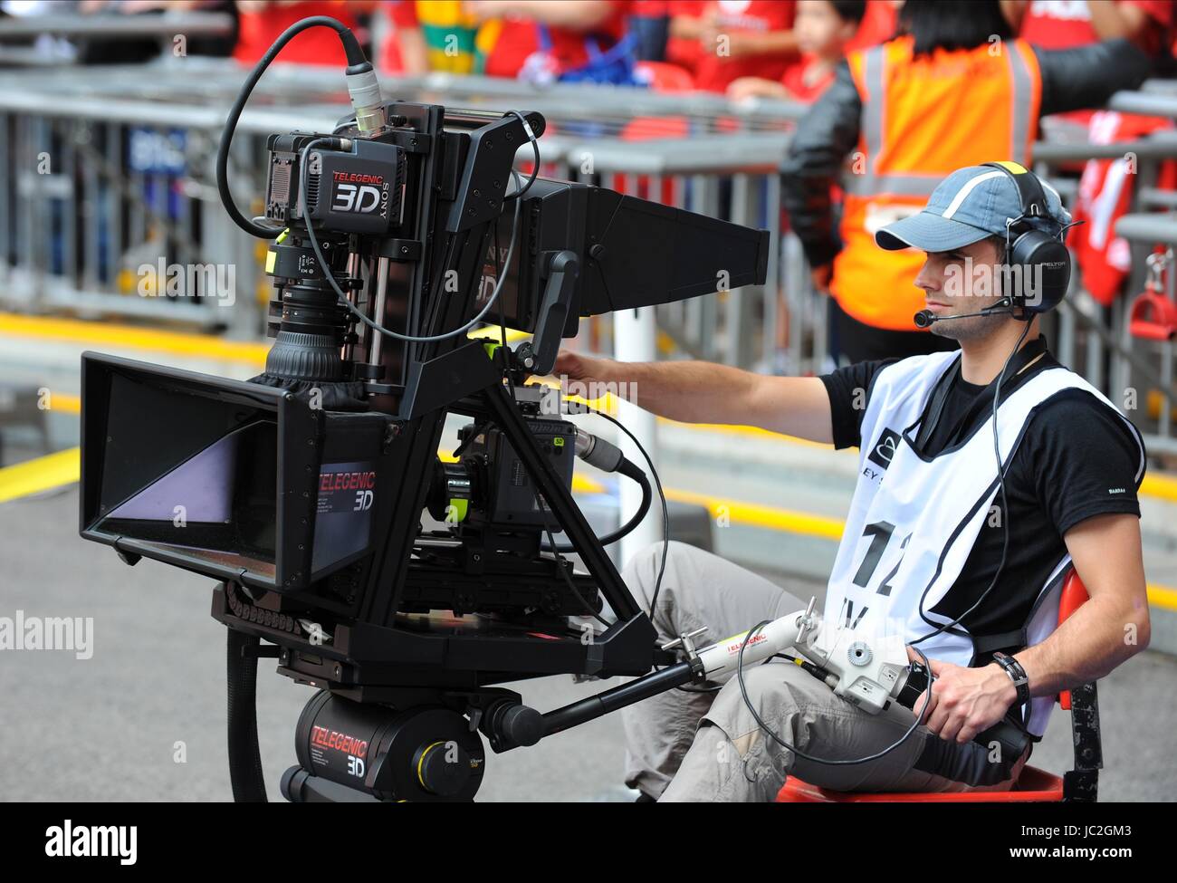 Un passo 3D LATO TELECAMERA CHELSEA V MANCHESTER UTD WEMBLEY Londra Inghilterra 08 Agosto 2010 Foto Stock