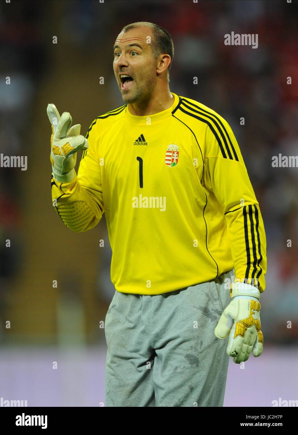 GABOR KIRALY UNGHERIA Wembley Stadium Londra Inghilterra 11 Agosto 2010 Foto Stock