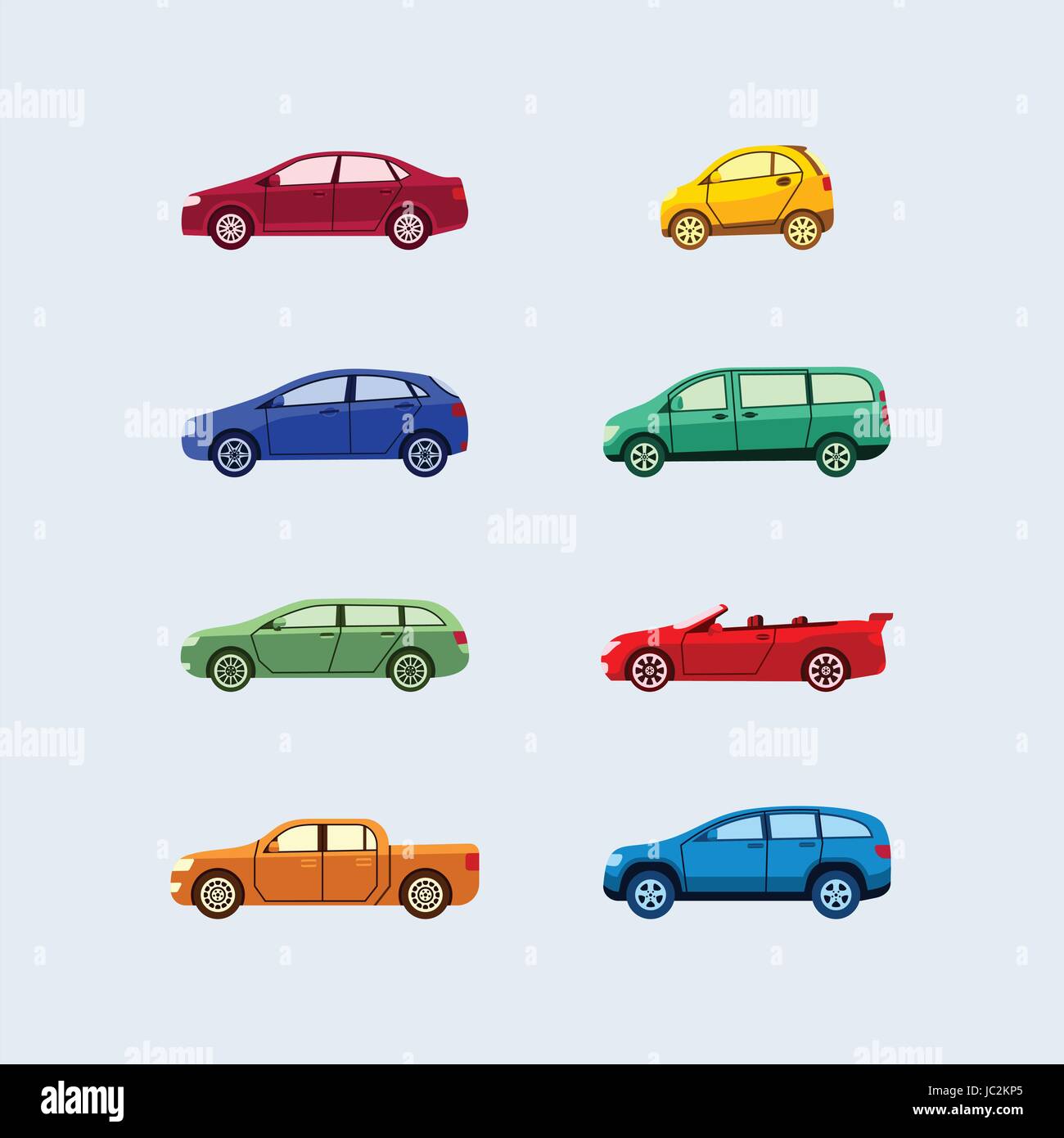 Classifica auto - vettore moderno design piatto set di icone. Illustrazione Vettoriale Classifica auto - vettore moderno design piatto set di icone. Illustrazione Vettoriale