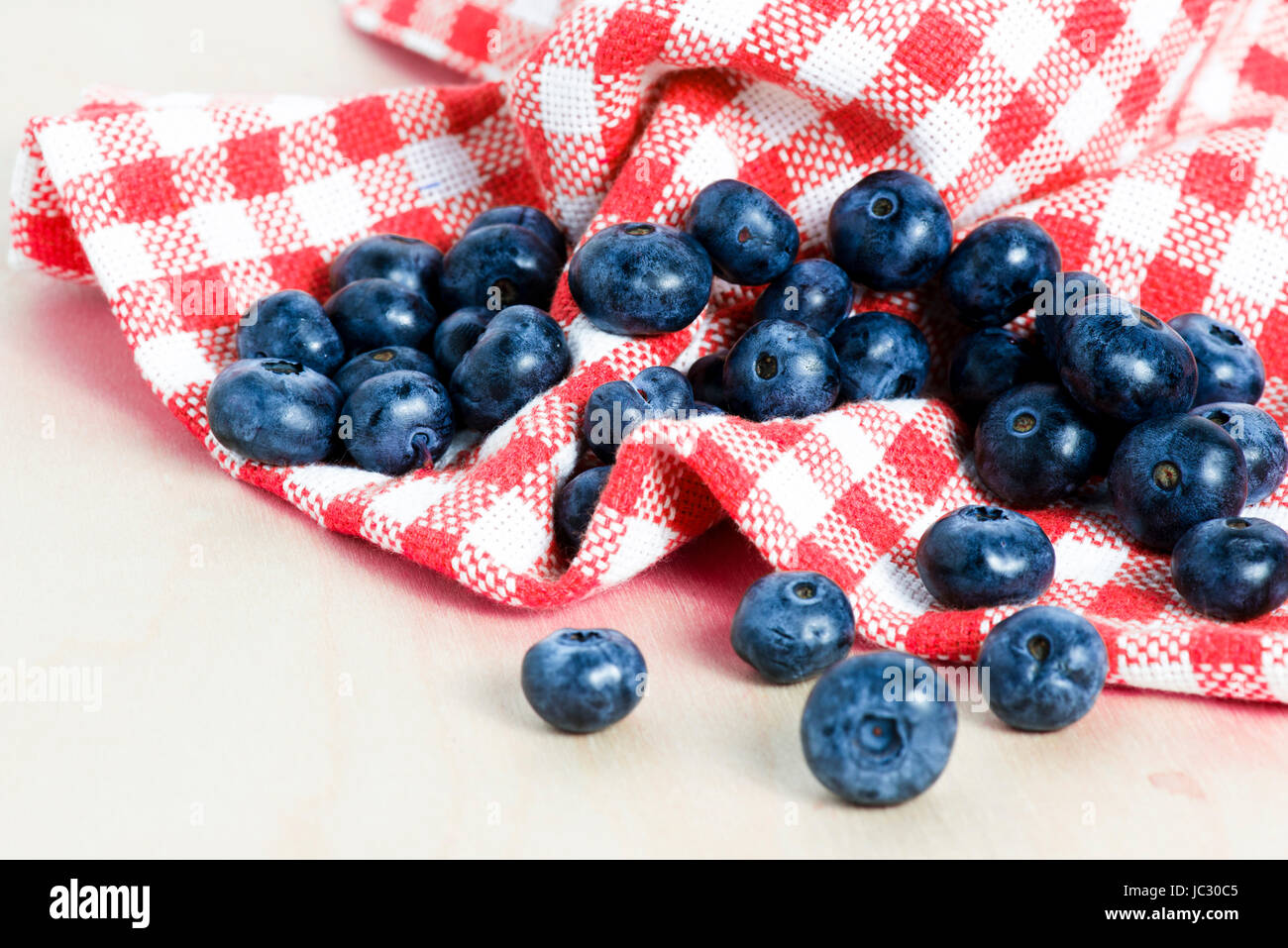 I dettagli di dolci di mirtillo Foto Stock