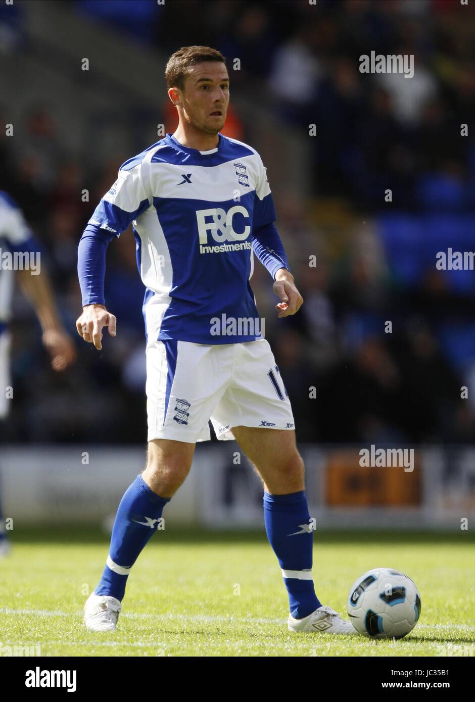 BARRY FERGUSON Birmingham City FC Birmingham City FC Reebok Stadium Bolton Inghilterra 29 Agosto 2010 Foto Stock