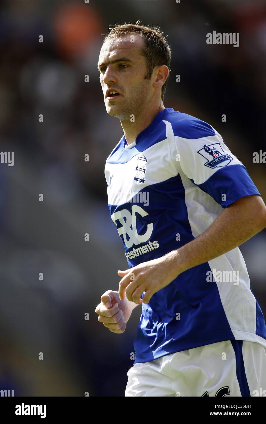 JAMES MCFADDEN Birmingham City FC Birmingham City FC Reebok Stadium Bolton Inghilterra 29 Agosto 2010 Foto Stock