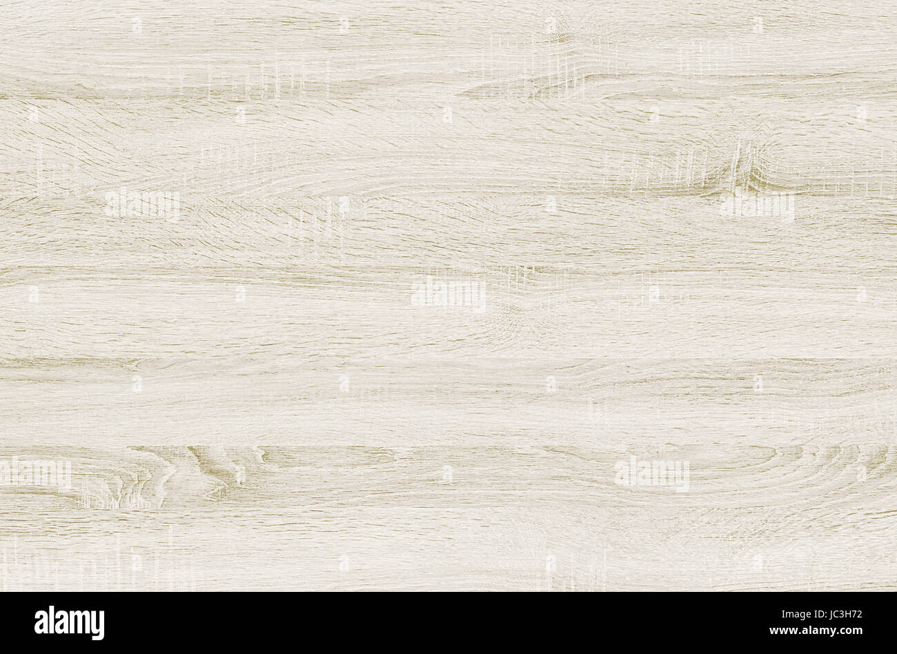Vecchio weathered superficie di legno con tavole lunghe allineate. Tavole di legno su un muro o pavimento con grano e texture. Chiare tonalità neutre. Foto Stock