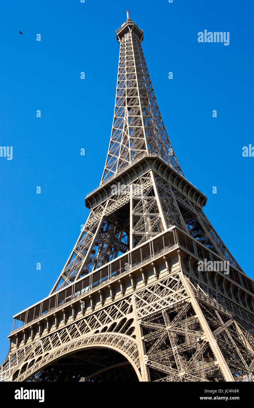 Torre Eiffel, Parigi, Francia Foto Stock