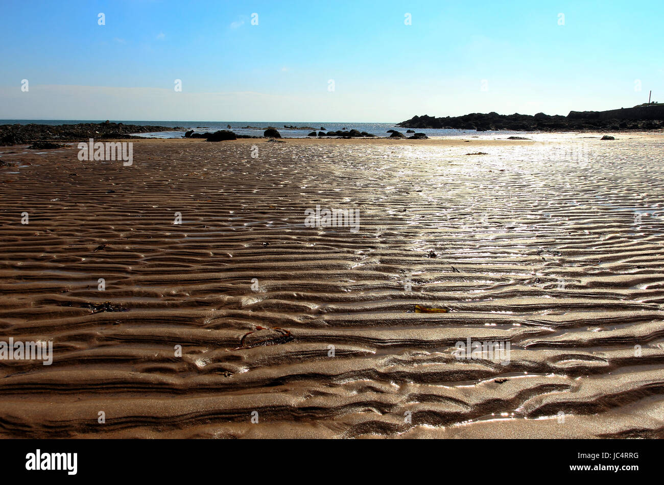 Elie, spiaggia, Scotland, Regno Unito Foto Stock