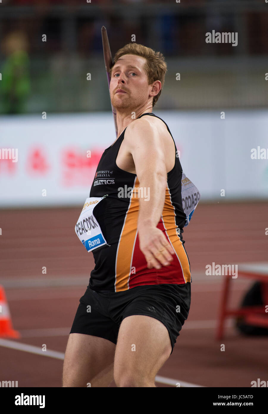 Uomini Lancio del giavellotto, Diamond League, Roma 2017 Foto Stock