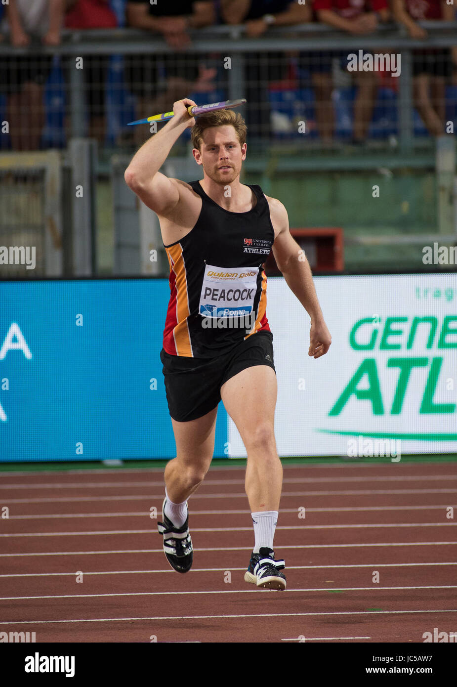 Uomini Lancio del giavellotto, Diamond League, Roma 2017 Foto Stock