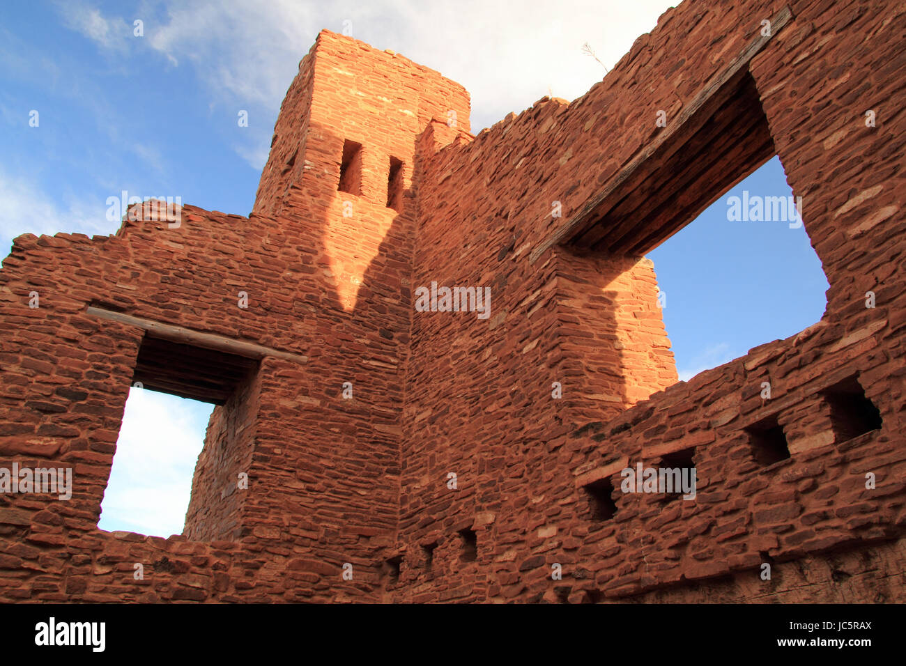 Quarai rovine a salinas monumento nazionale nello Stato del New Mexico Foto Stock