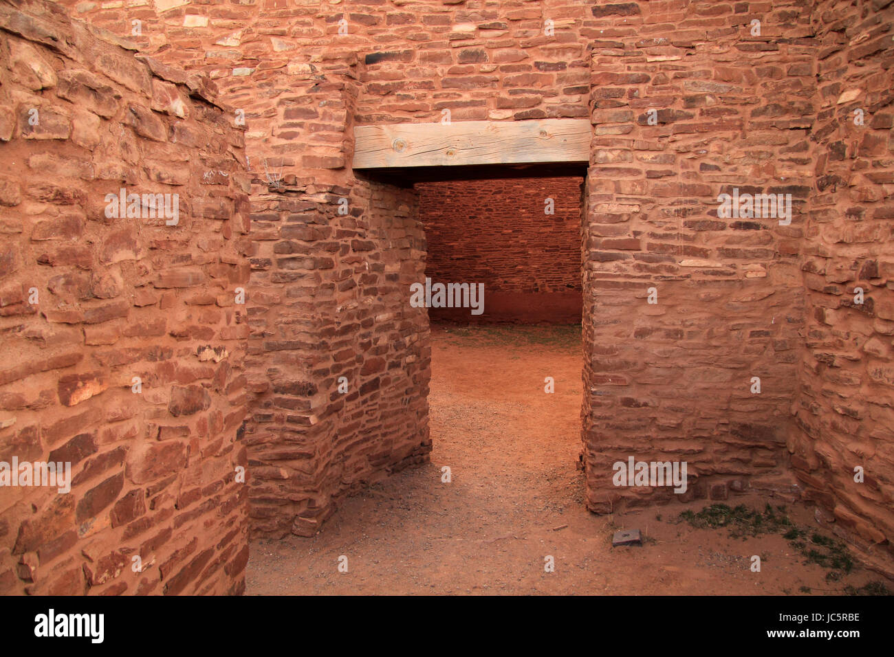 Quarai rovine a salinas monumento nazionale nello Stato del New Mexico Foto Stock