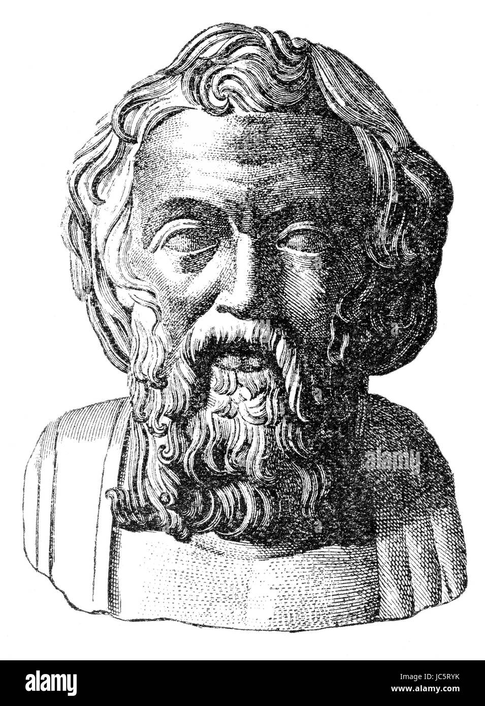 Lycurgus di Atene, c. 390-324 A.C. una logographer nella Grecia antica Foto Stock