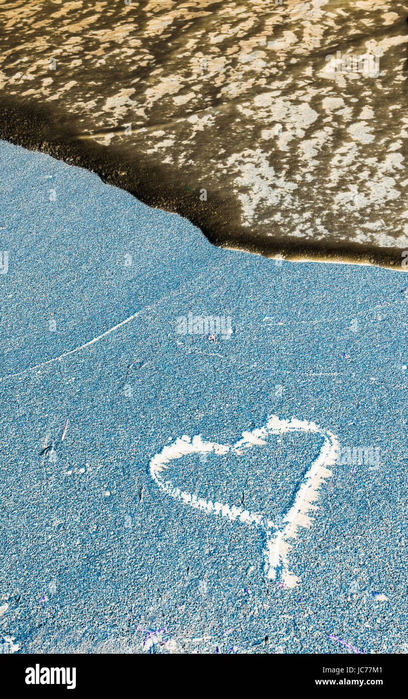 Amore blu Foto Stock