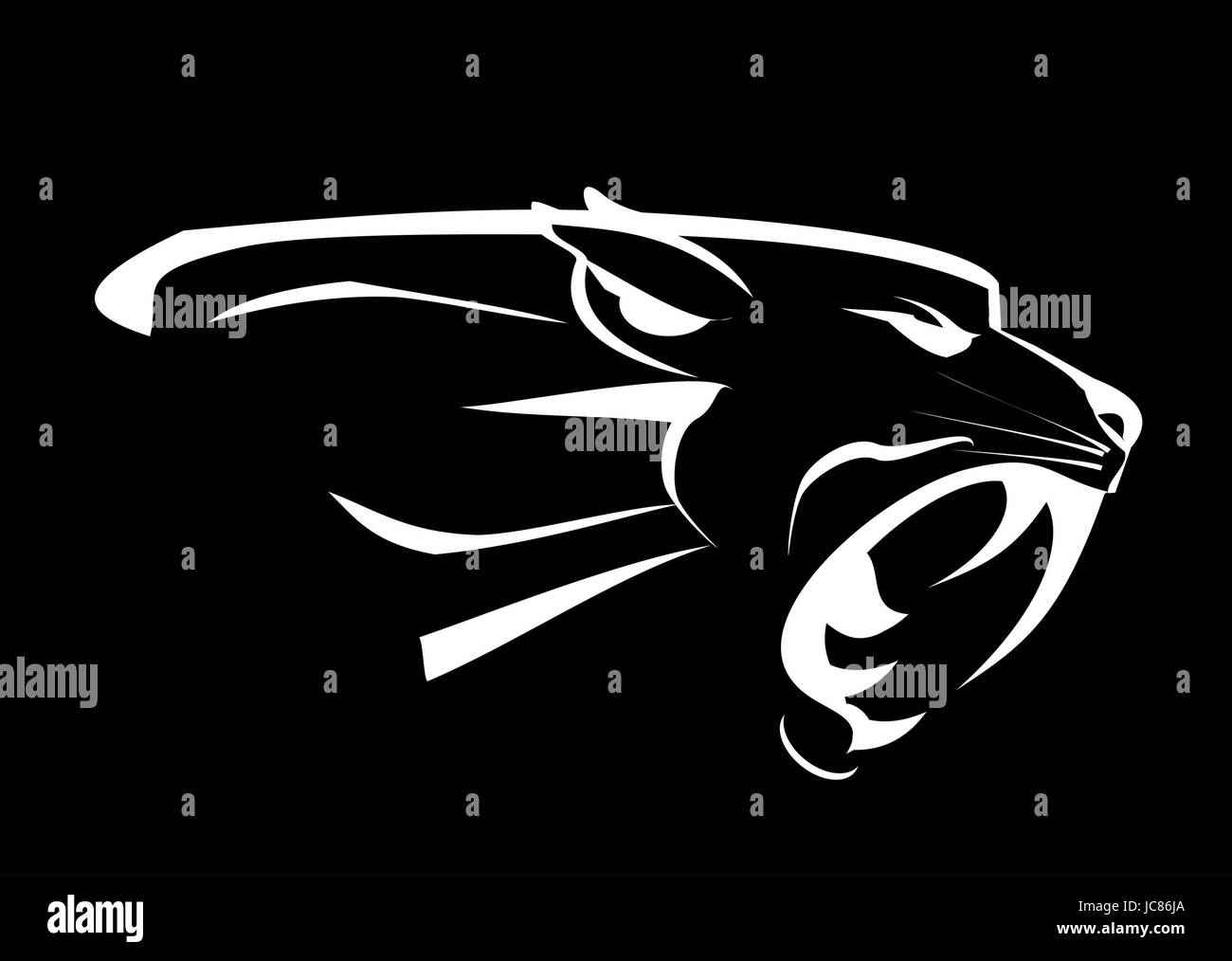 Tiger panther Foto Stock