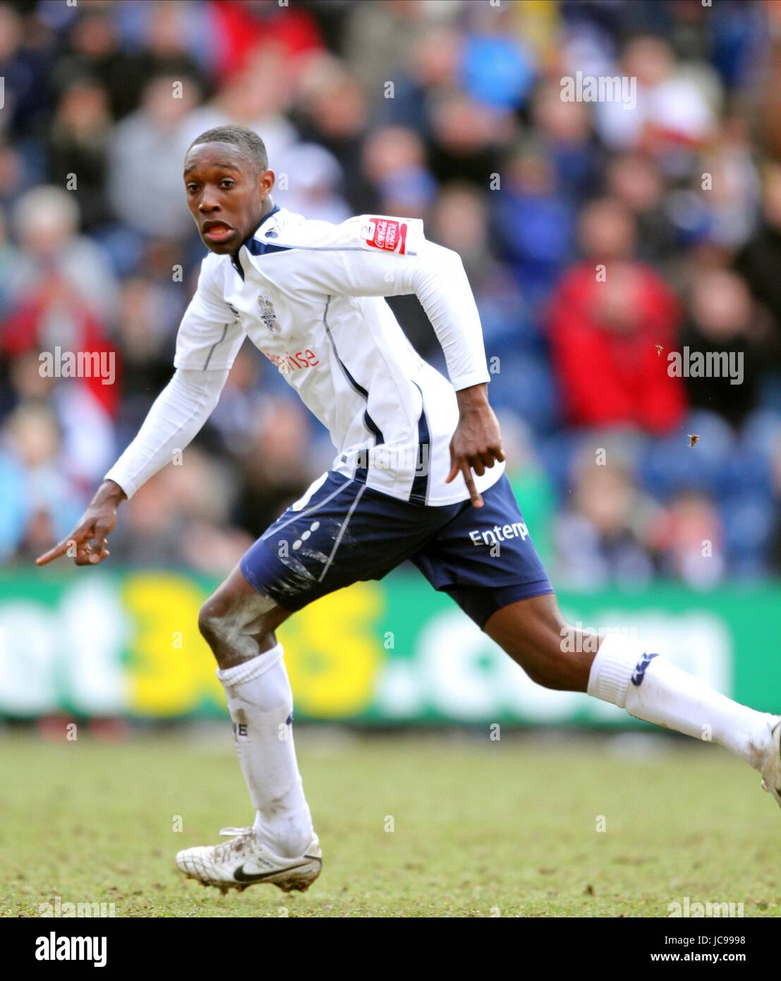 DANNY WELBECK PRESTON NORTH END FC DEEPDALE Preston Inghilterra 13 Febbraio 2010 Foto Stock