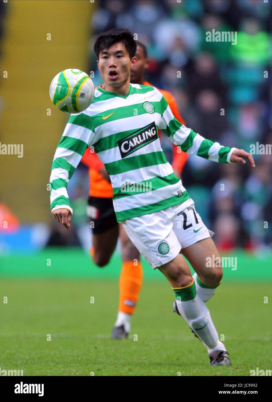 ZHENG ZHI Glasgow Celtic FC CELTIC PARK GLASGOW Scozia 20 Febbraio 2010 Foto Stock