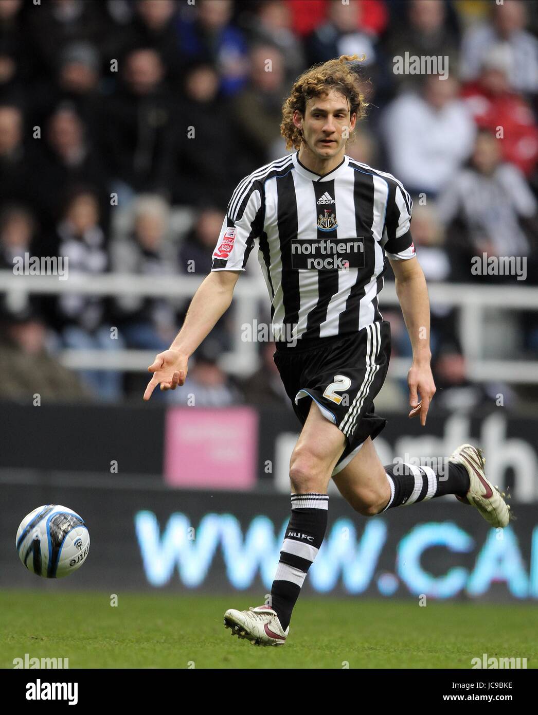 FABRICIO COLOCCINI Newcastle United FC.ST JAMES PARK NEWCASTLE INGHILTERRA 06 Marzo 2010 Foto Stock