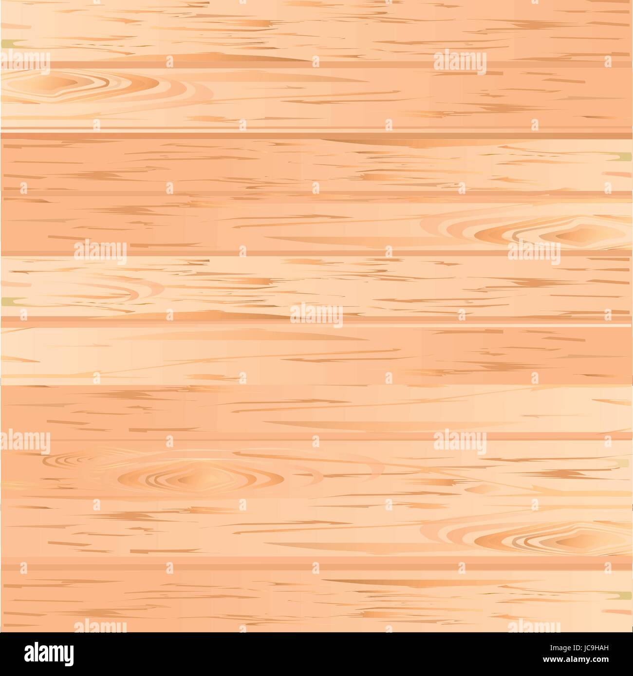 Legno di pino in legno di tiglio tavole di cenere di legno materiale plank scheda texture di sfondo design pattern. Vettore naturale bellissimo rustico close-up top view sq Illustrazione Vettoriale