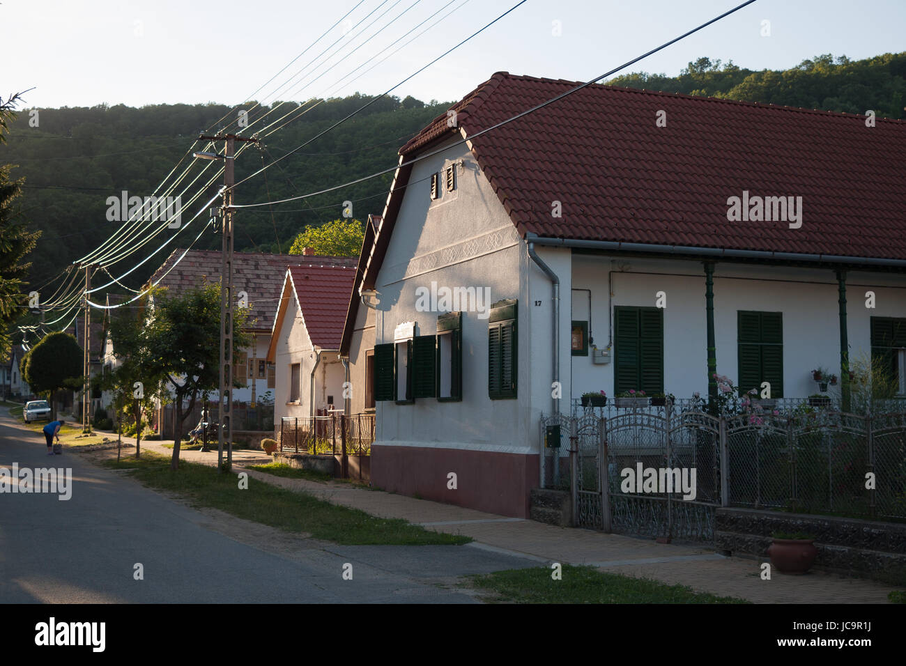 Tedesco villaggio di ceramiche in Ungheria Foto Stock