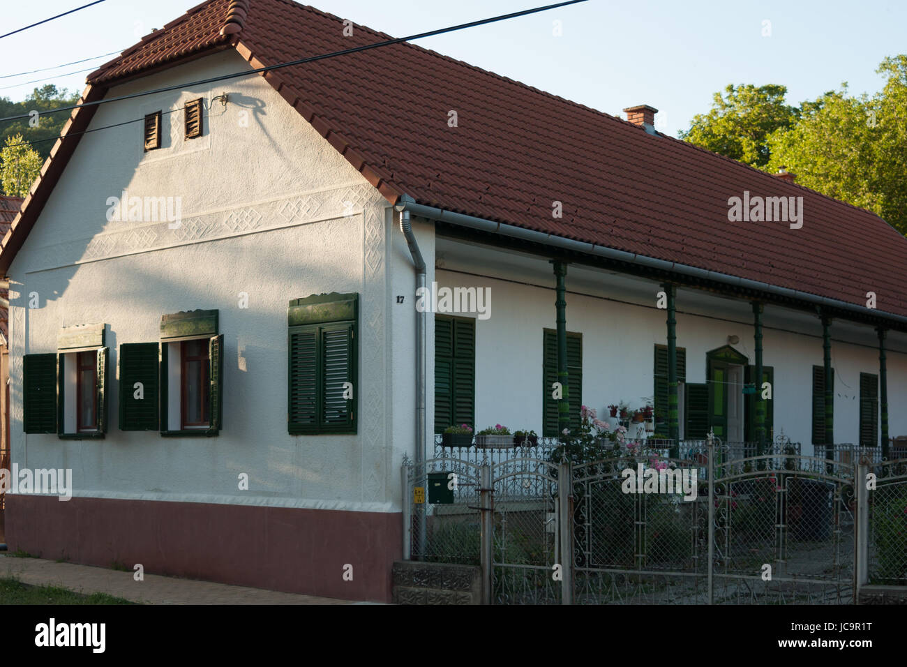 Tedesco villaggio di ceramiche in Ungheria Foto Stock