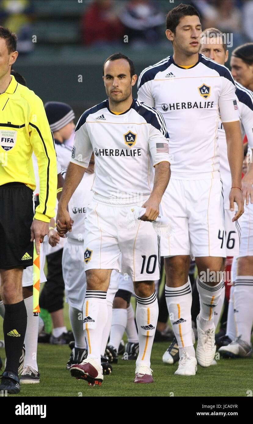 LANDON DONOVAN conduce fuori squadra la galassia della LA CARSON LOS ANGELES CA 15 Maggio 2010 Foto Stock