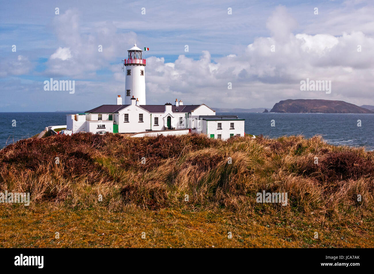 Fanad Head Lighthouse, County Donegal, Irlanda Foto Stock