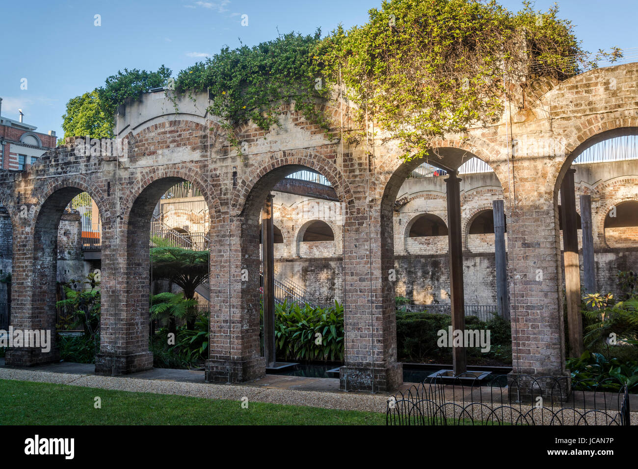 Serbatoio di Paddington in disuso del XIX secolo il serbatoio, ora membro heritage site, Sydney, NSW, Australia Foto Stock