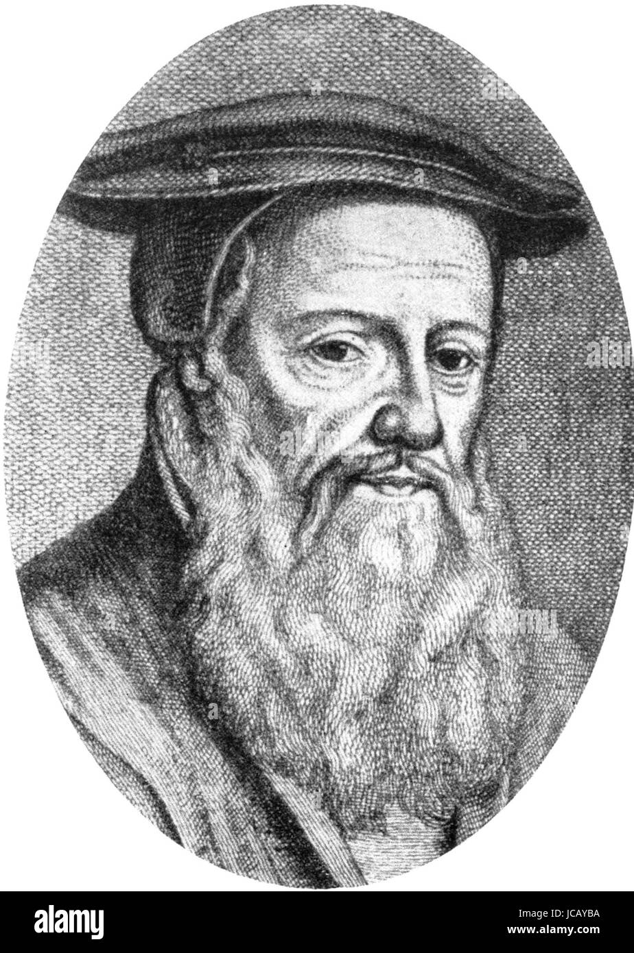 CONRAD GESSNER (1516-1565), botanico svizzero e zoologo Foto Stock