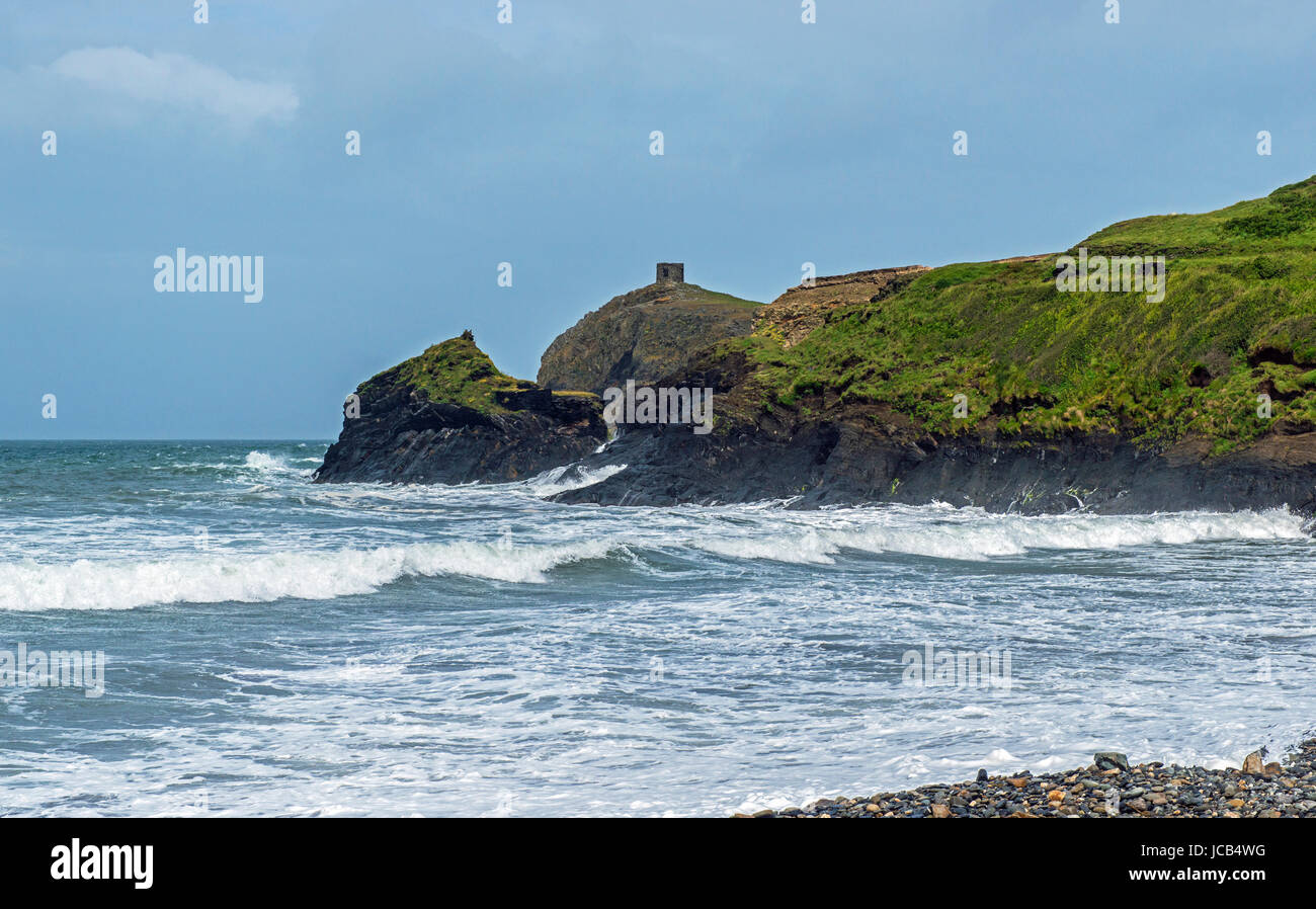 Spiaggia Abereiddy Pembrokeshire Coast West Wales Foto Stock