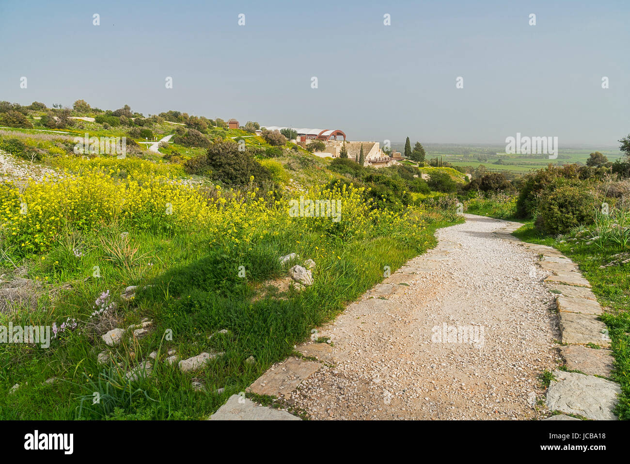 Kourion sito archeologico, vicino a Limassol Limassol Cipro del Sud Foto Stock