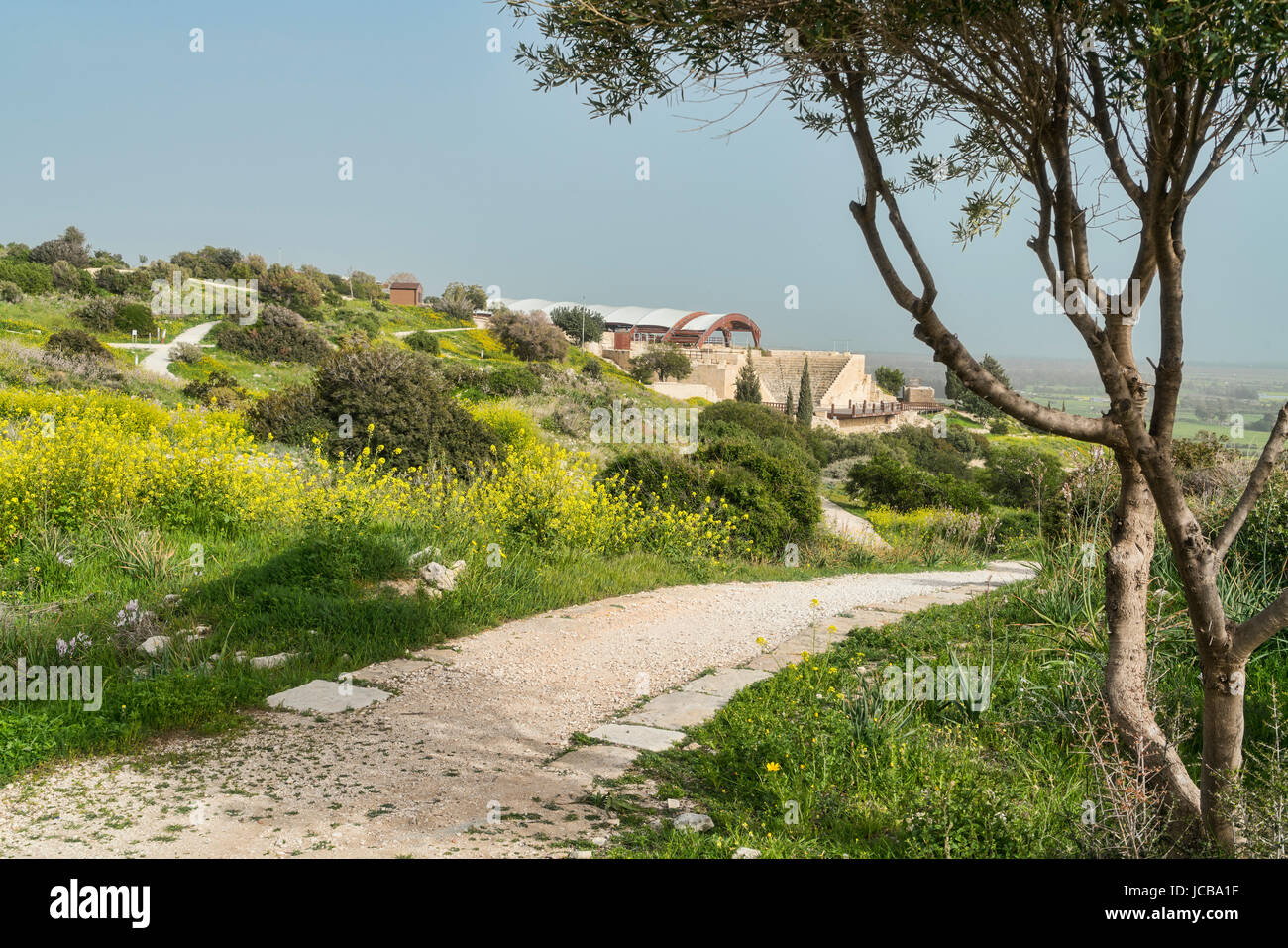 Kourion sito archeologico, vicino a Limassol Limassol Cipro del Sud Foto Stock