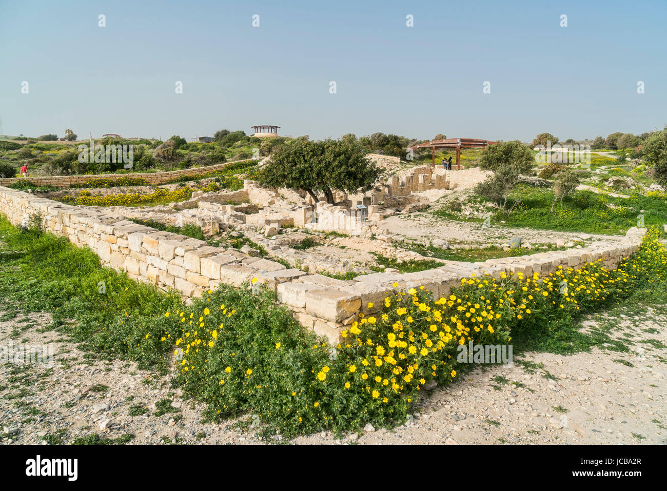 Kourion sito archeologico, vicino a Limassol Limassol Cipro del Sud Foto Stock