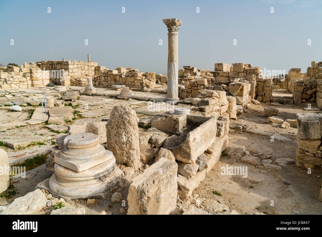 Kourion sito archeologico, vicino a Limassol Limassol Cipro del Sud Foto Stock