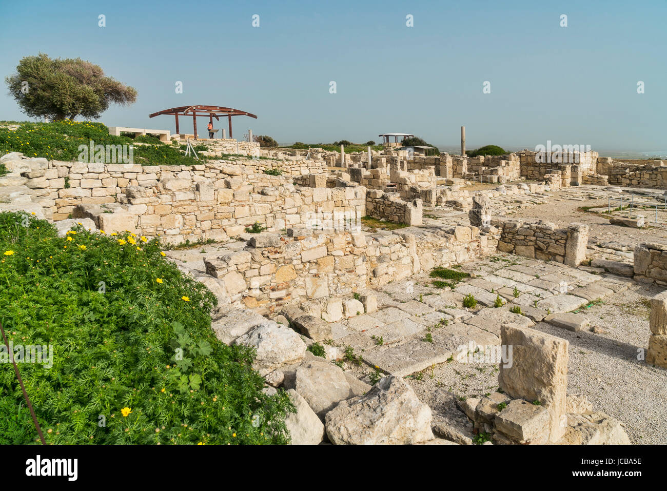 Kourion sito archeologico, vicino a Limassol Limassol Cipro del Sud Foto Stock
