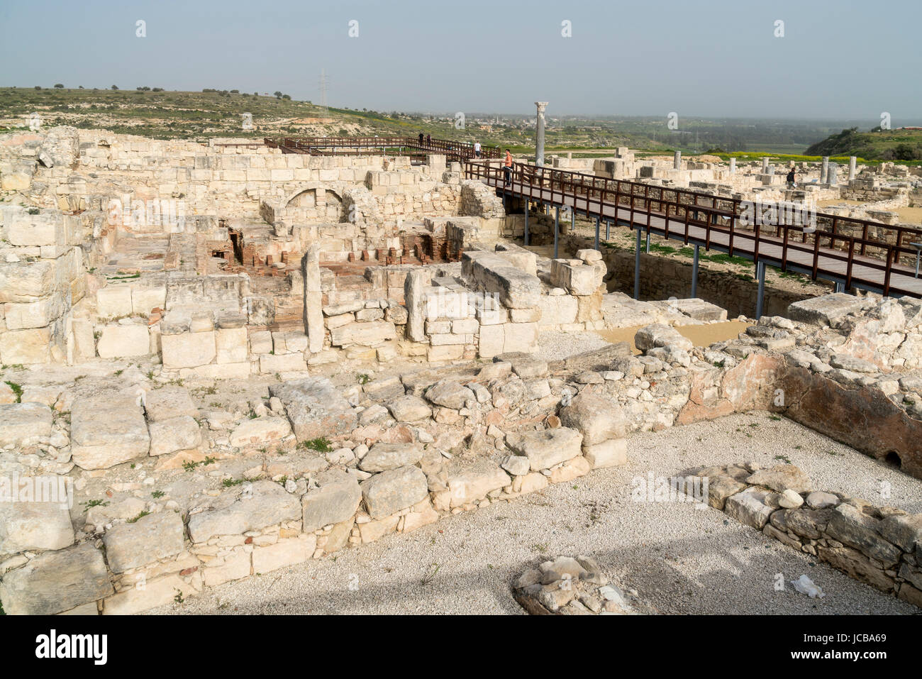 Kourion sito archeologico, vicino a Limassol Limassol Cipro del Sud Foto Stock
