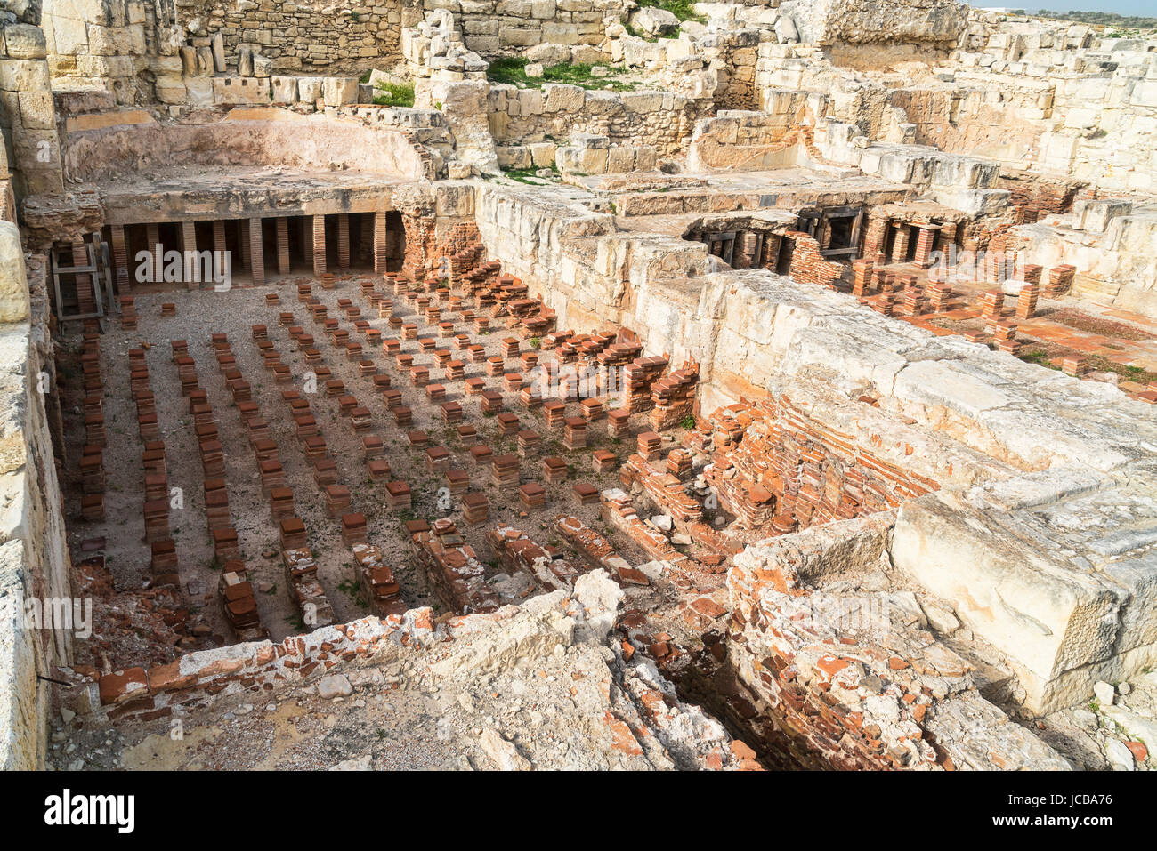 Kourion sito archeologico, vicino a Limassol Limassol Cipro del Sud Foto Stock