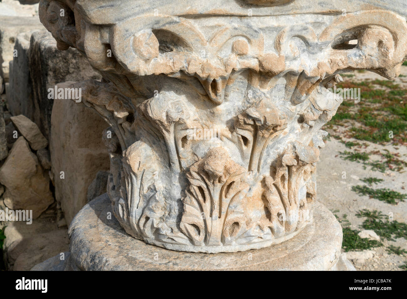 Kourion sito archeologico, vicino a Limassol Limassol Cipro del Sud Foto Stock