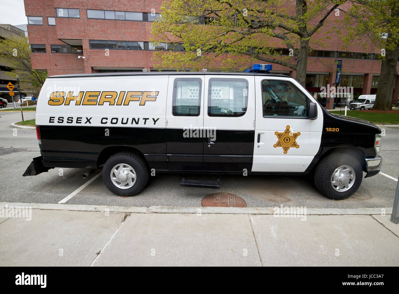 Essex County sheriff ford van veicolo patrol Boston STATI UNITI D'AMERICA Foto Stock