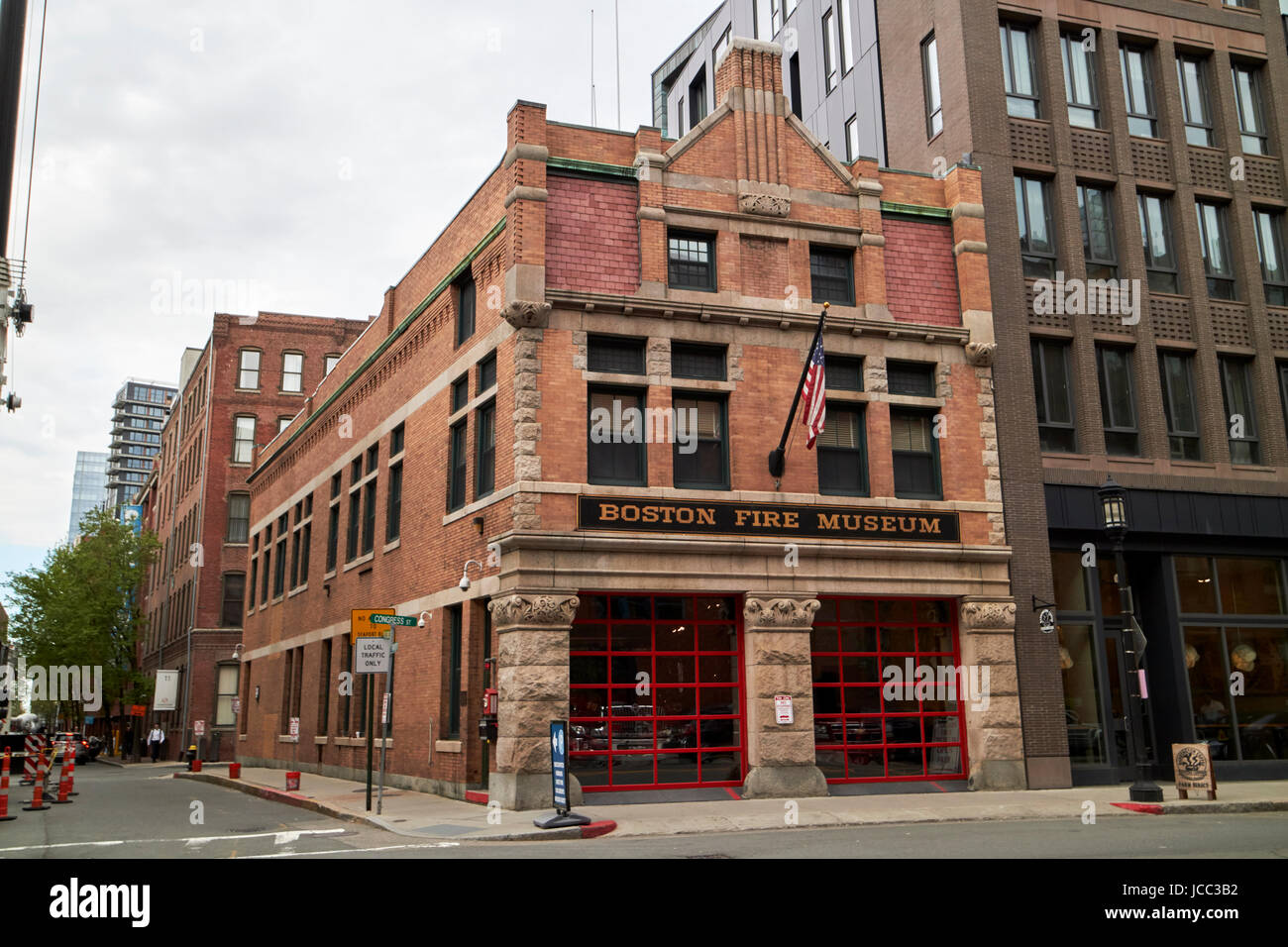 Boston Fire Museum USA Foto Stock