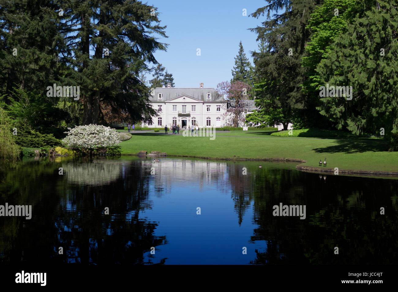 Bloedel mansion, Bainbridge Island, Washington Foto Stock