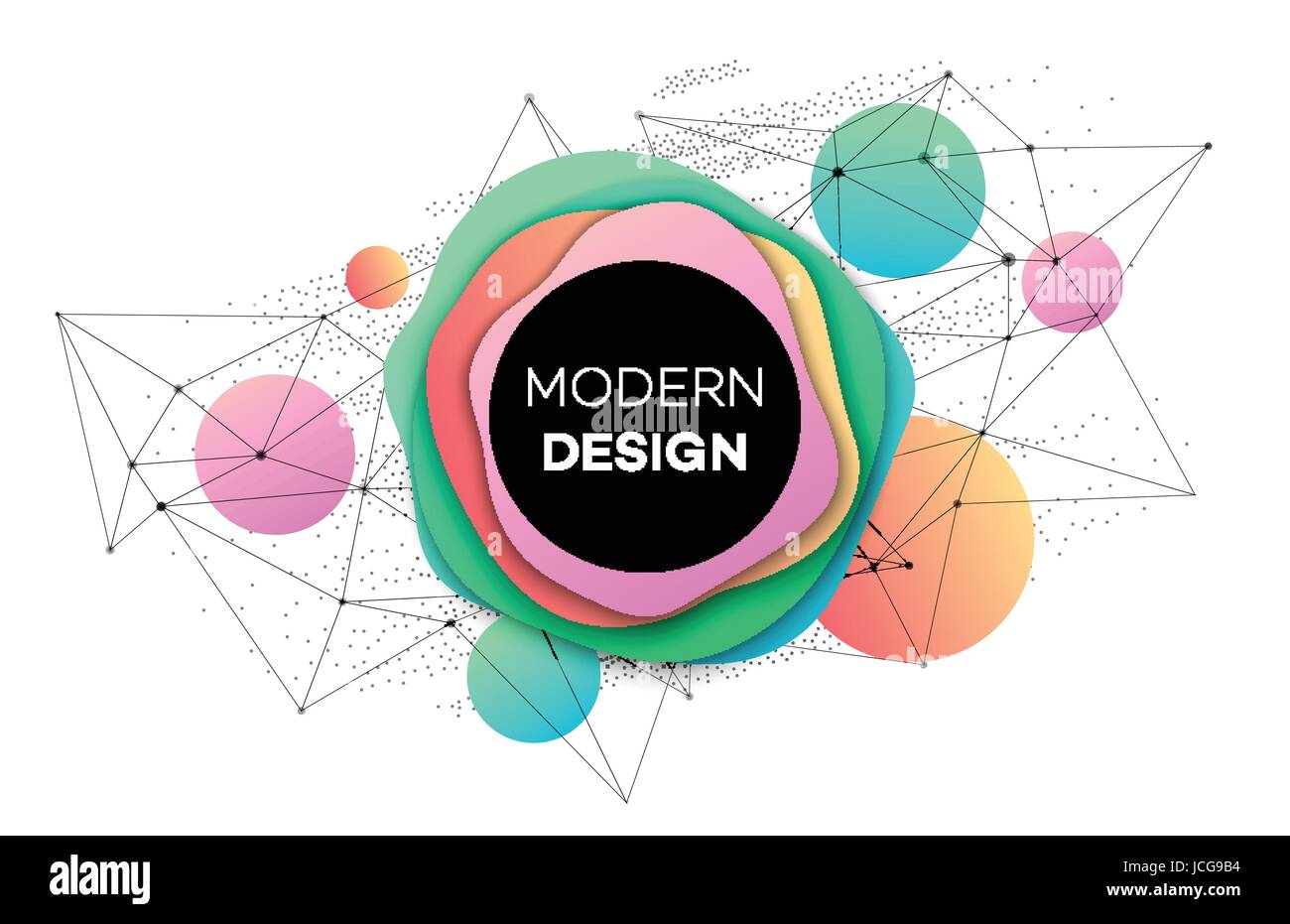 Brochure colorate flyer design moderno modello. Illustrazione Vettoriale Illustrazione Vettoriale