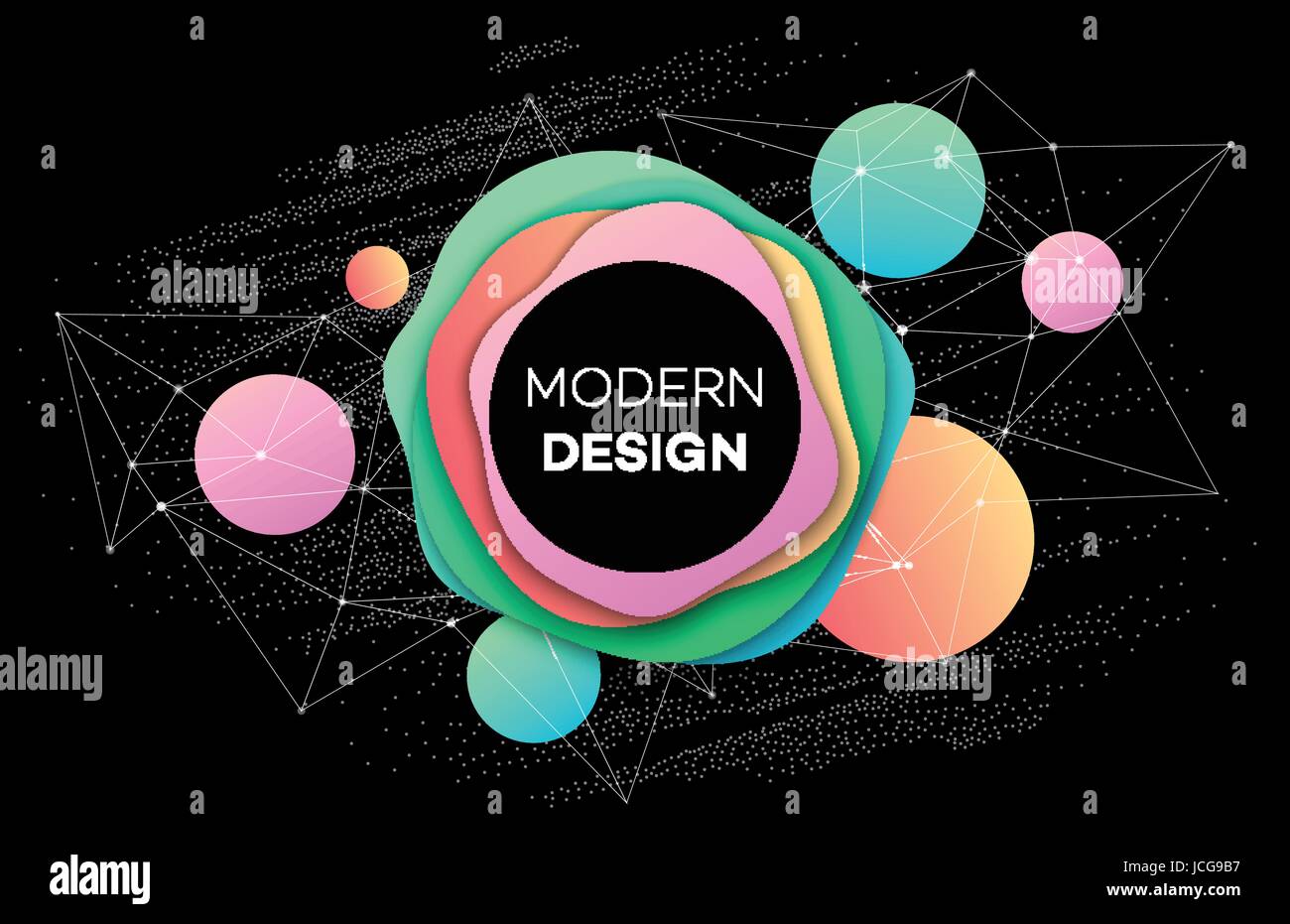 Brochure colorate flyer design moderno modello. Illustrazione Vettoriale Illustrazione Vettoriale