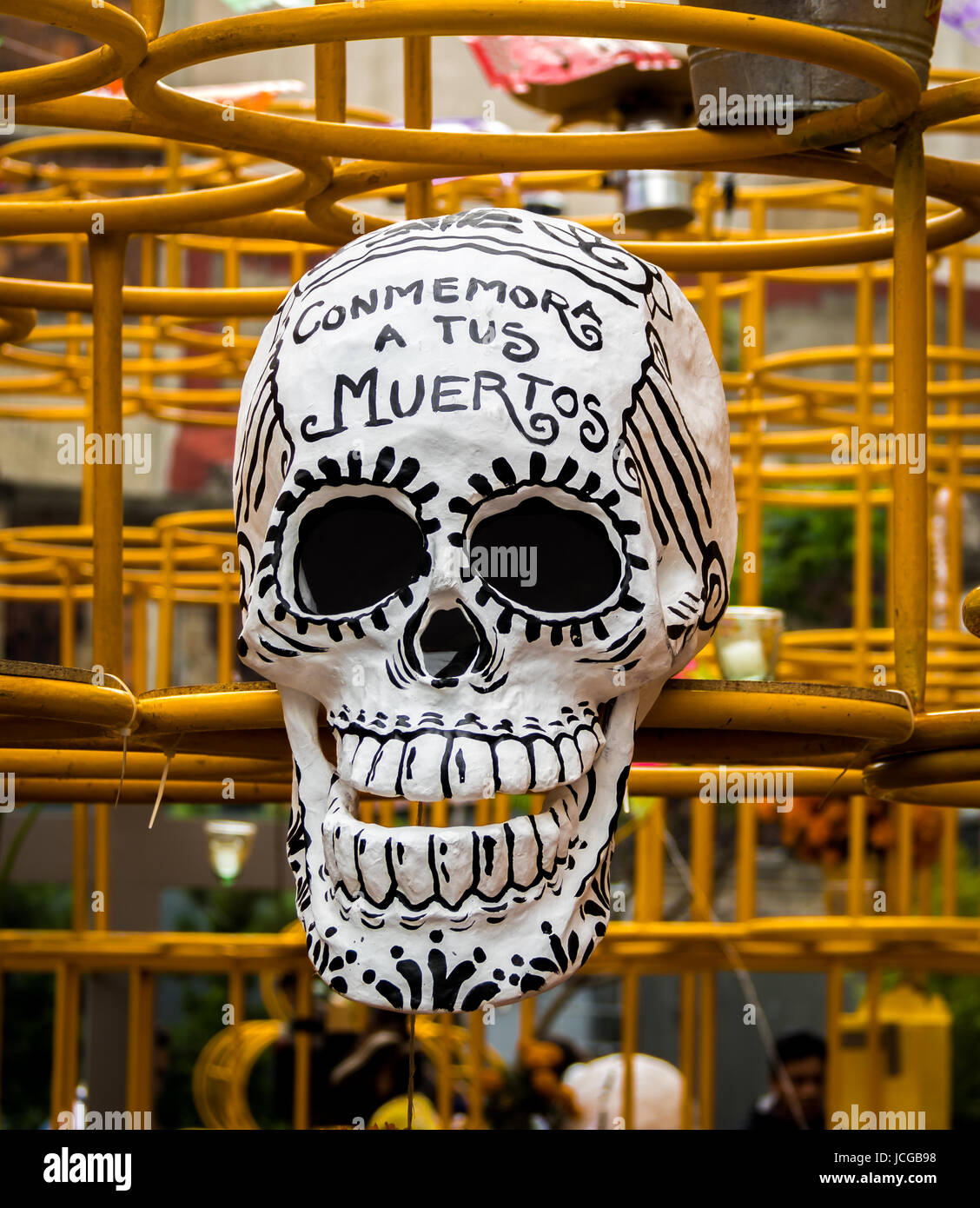 Il giorno dei morti (Dia de los Muertos) decorazione - Città del Messico, Messico Foto Stock
