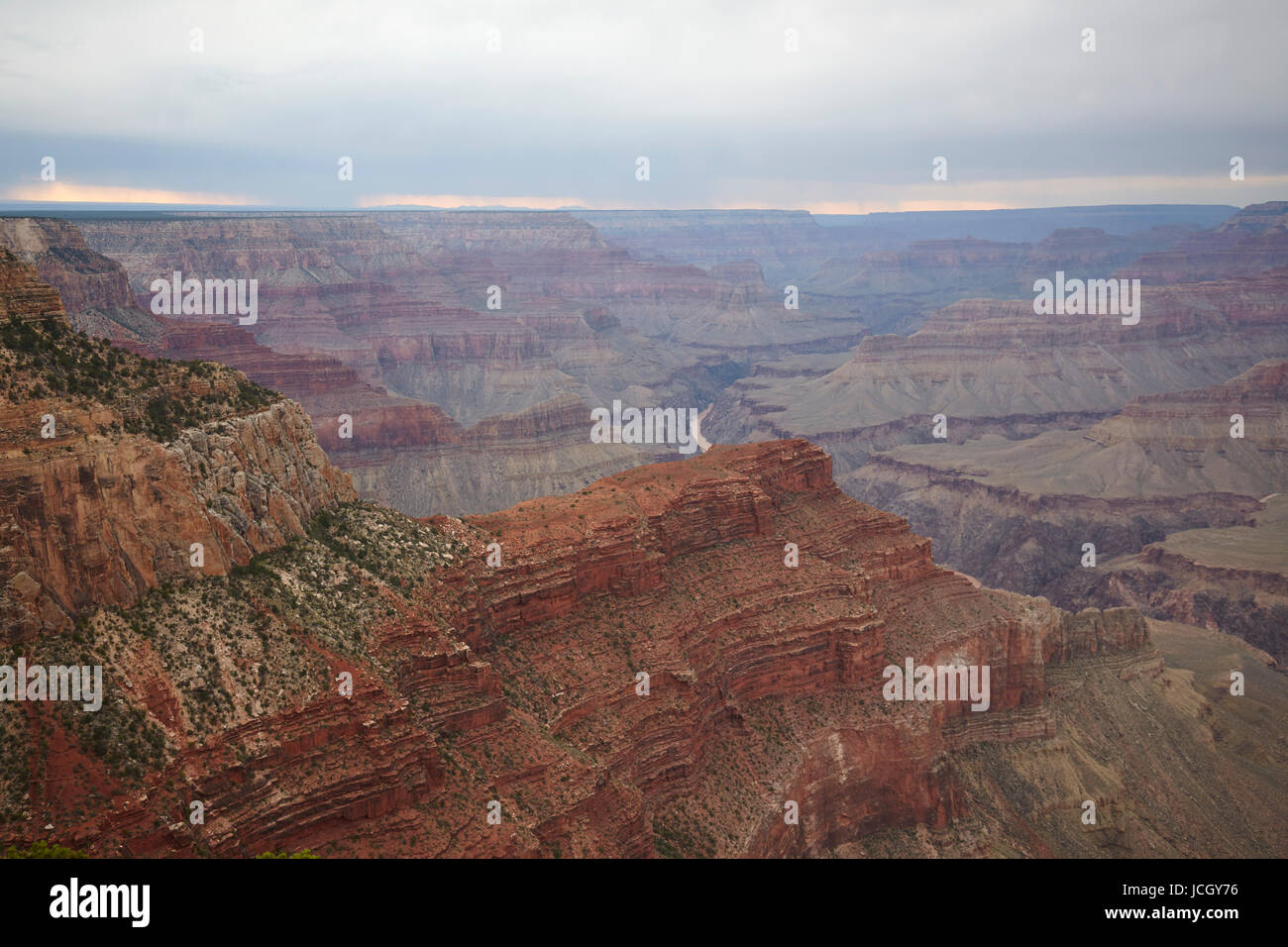 Bordo Sud del Grand Canyon, Arizona, Stati Uniti Foto Stock