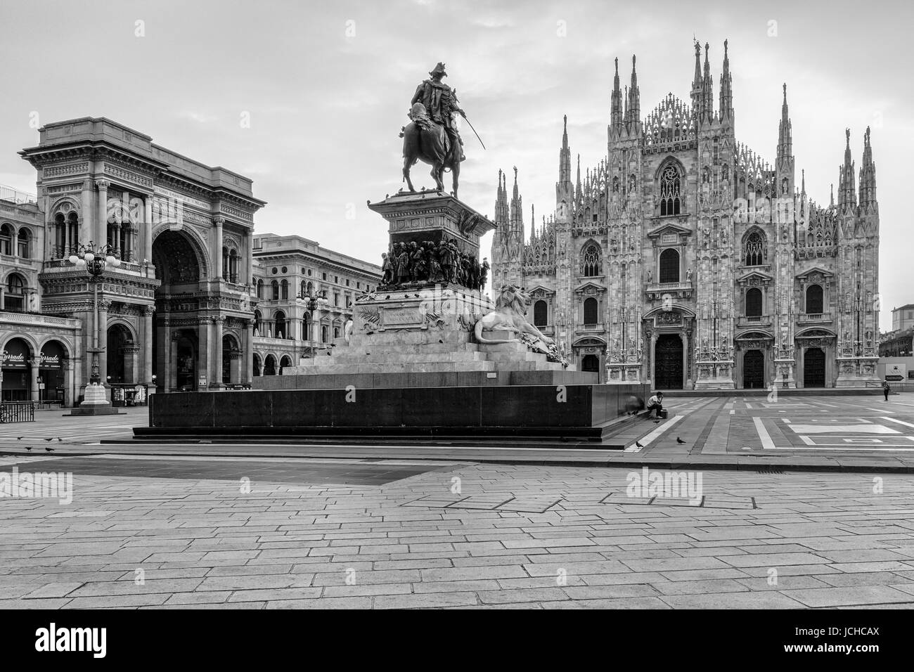 Il Duomo di Milano e il Duomo di Milano, Italia. Foto Stock Il Duomo di Milano e il Duomo di Milano, Italia. Foto Stock