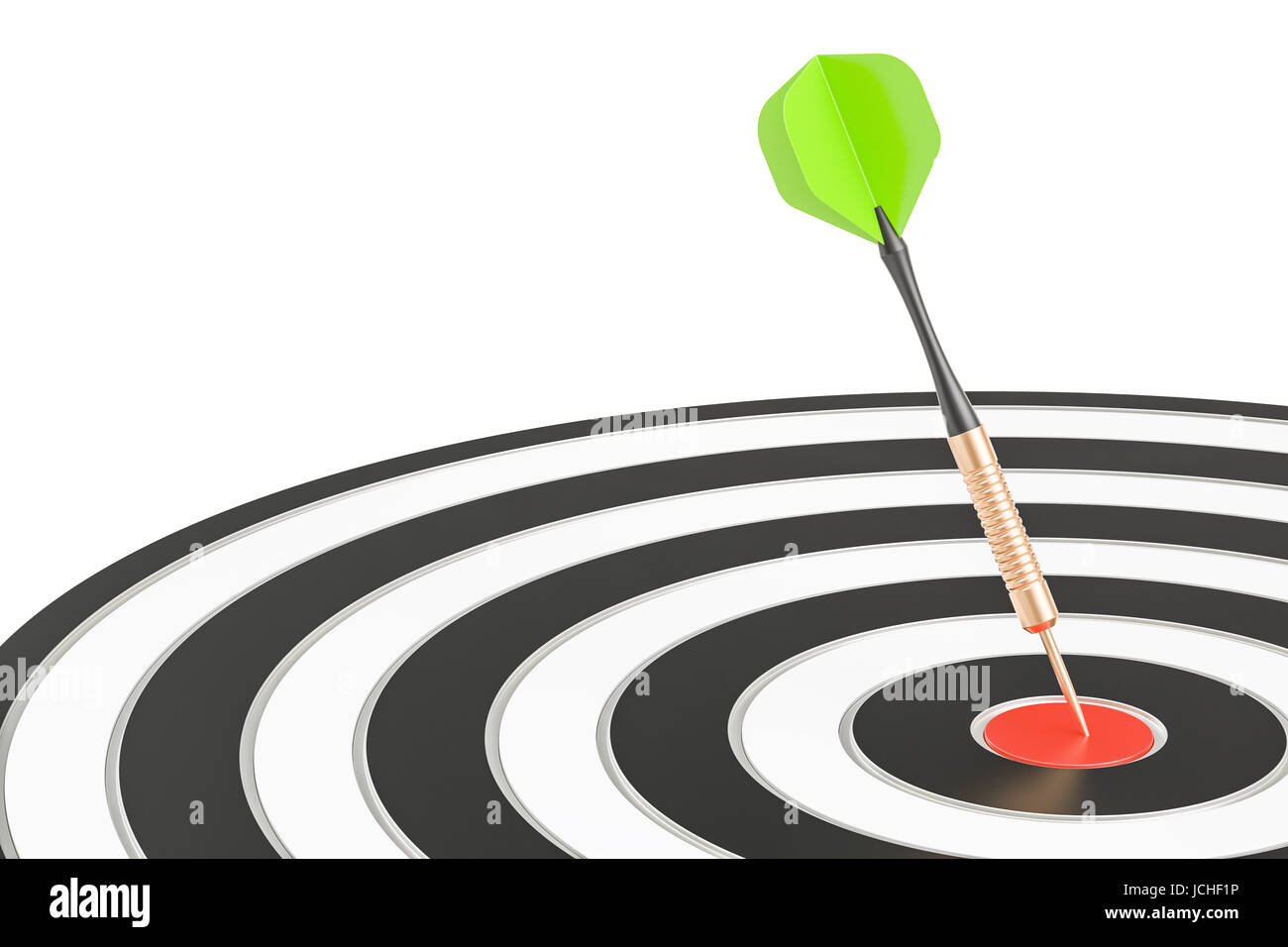 Dart in target, il successo aziendale e il concetto di soluzione, rendering 3D Foto Stock Dart in target, il successo aziendale e il concetto di soluzione, rendering 3D Foto Stock