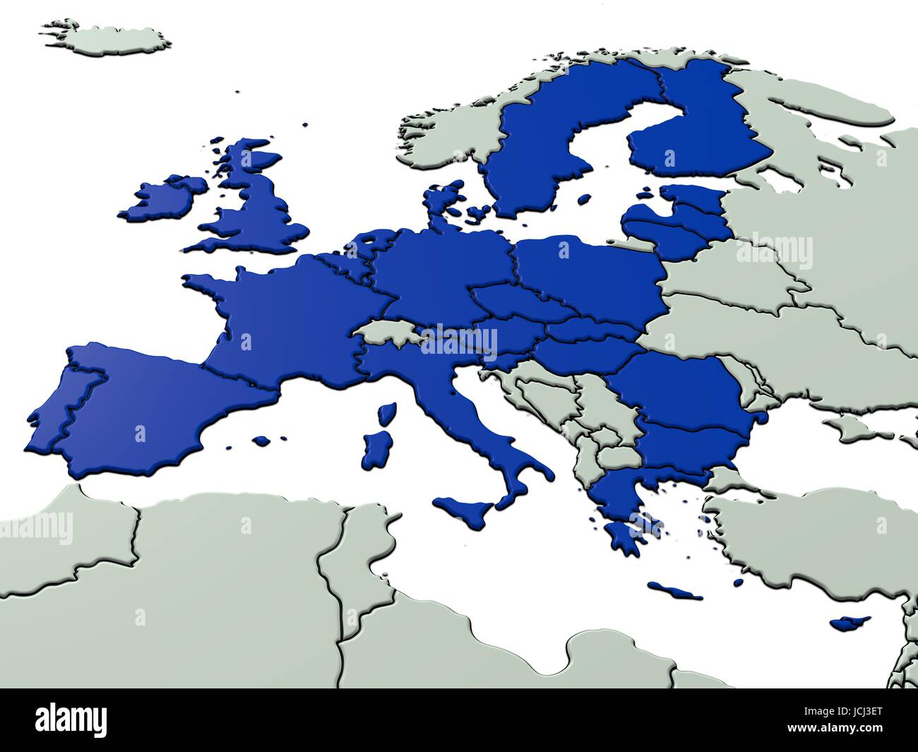 Europäische Union blau 1 Foto Stock